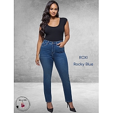 FOX FACTOR Jeans ROXI Rocky Blue Straight 32